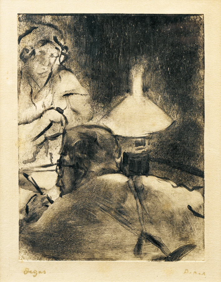  Degas - a Lecture Sous La Lampe, 1880-83